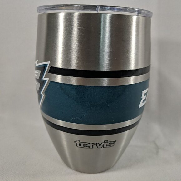 Tervis NFL Philadelphia Eagles Travel Tumbler Mug Silver Football 12 oz Steel - Picture 4 of 10